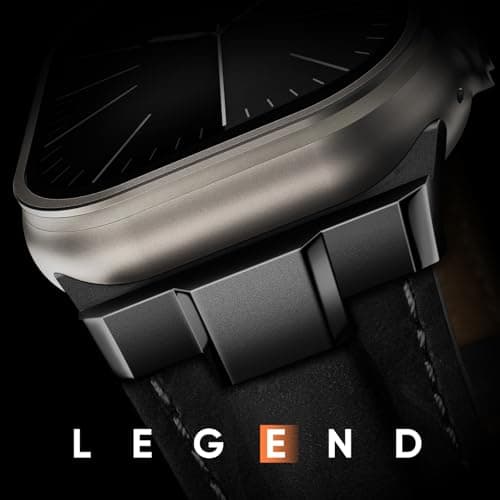 Suitisbest Leather Bands Compatible for Apple Watch Ultra Band thumbnail 2