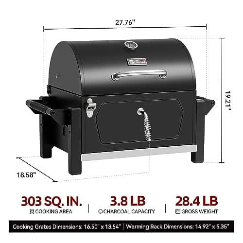 Royal Gourmet CD1519 19-Inch Charcoal Grill thumbnail 3