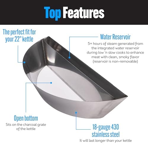 Slow 'N Sear Original Charcoal Kettle Accessory thumbnail 4