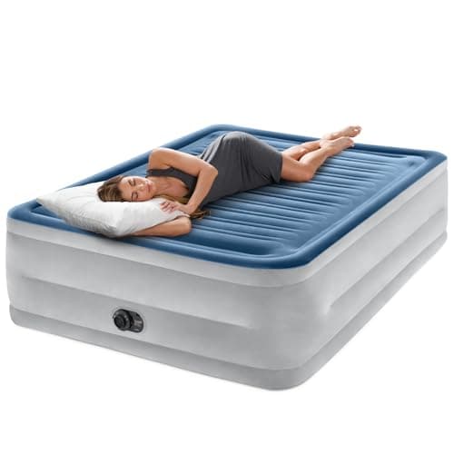 Intex Dura-Beam Deluxe Comfort-Plush Elevated Queen Air Mattress thumbnail 2
