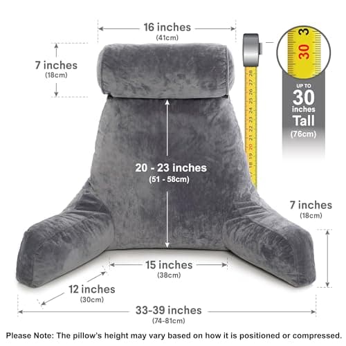 Husband Pillow XXL Reading Pillow with Arms thumbnail 3