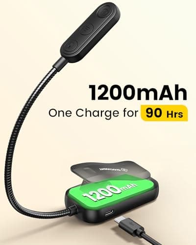 Glocusent 16 LED Mini Book Light for Reading in Bed thumbnail 5