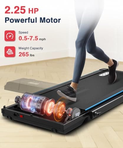 REDLIRO 2-in-1 Under Desk Treadmill thumbnail 2
