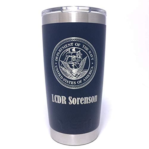 Yeti Rambler 20 oz Tumbler with Custom Laser Engraving thumbnail 2