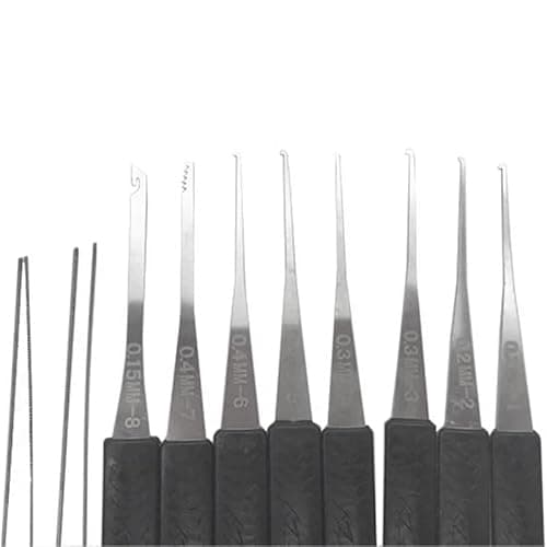 Transparent Practice Locks Set with Lock Pick Tools & Broken Key Extractor Kit (9 in 1) thumbnail 3