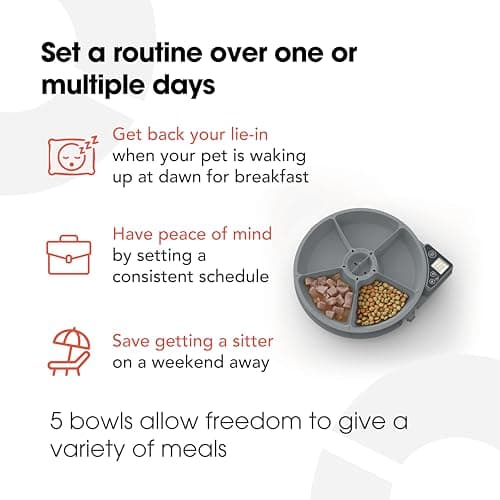 Cat Mate C500 Digital 5-Meal Feeder thumbnail 4