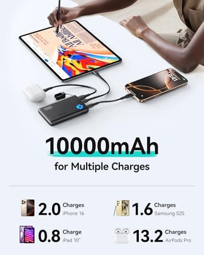INIU 10000mAh Portable Charger thumbnail 5