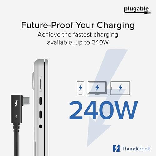 Plugable Thunderbolt 4 Cable (1m) thumbnail 5