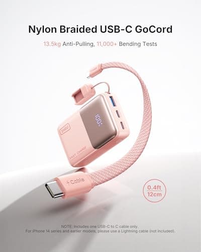 INIU Portable Charger, Ultra Mini 10000mAh 45W Fast Charging Power Bank thumbnail 4