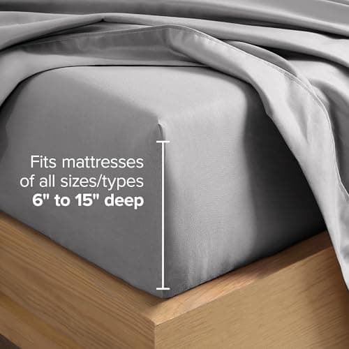 Bare Home Twin XL Sheet Set (Premium 1800) thumbnail 5
