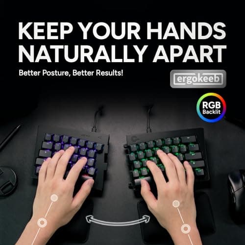 Mistel Barocco MD600 v2 Split Mechanical Keyboard thumbnail 2