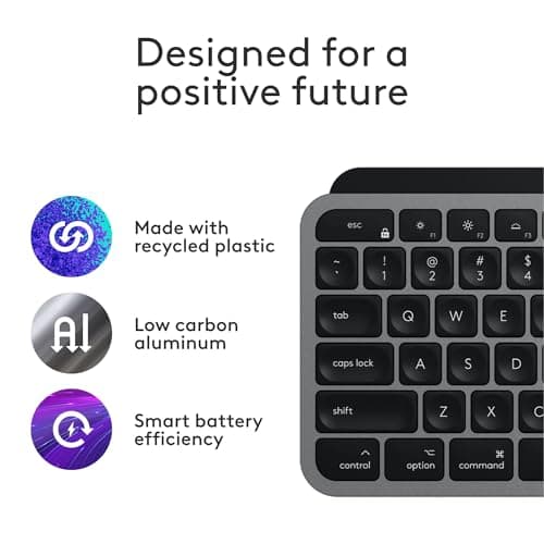 Logitech MX Keys S Wireless Keyboard for Mac thumbnail 5