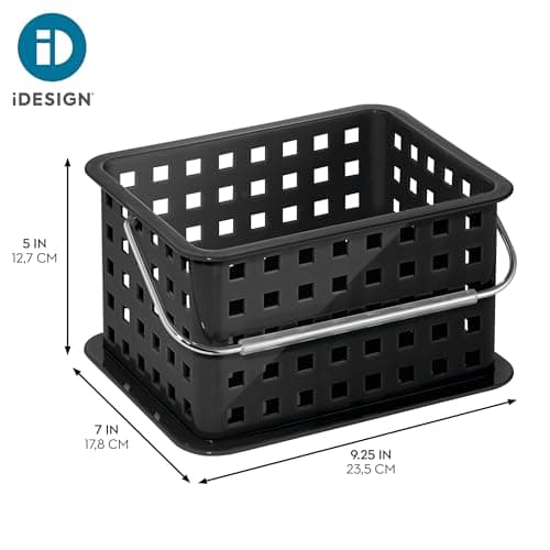 iDesign Plastic Shower Caddy Basket with Handle for Bathroom or College Dorm thumbnail 4
