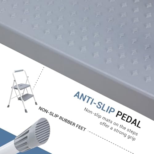 DUMOS 2 Step Ladder 800 lbs Capacity thumbnail 3