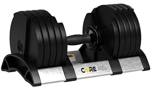 Core Fitness Adjustable Dumbbell Set 50 lb (Pair) thumbnail 4