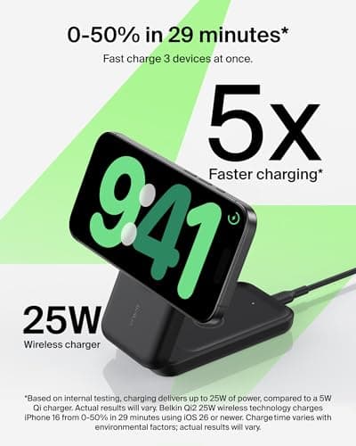 Belkin MagSafe 3-in-1 Wireless Charging Stand thumbnail 2