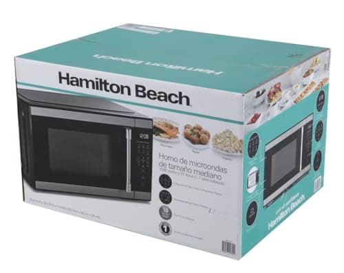 Hamiilton 1.1 Cu ft Countertop Microwave Oven in Stainless Steel - image 1