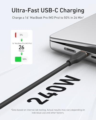 Anker 643 USB-C to USB-C Cable (Bio-Braided, 6 ft) thumbnail 4