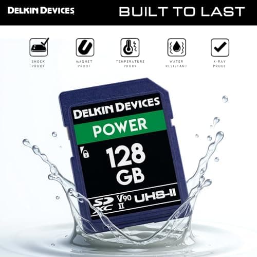 Delkin Devices Power SDXC UHS-II V90 128GB thumbnail 3