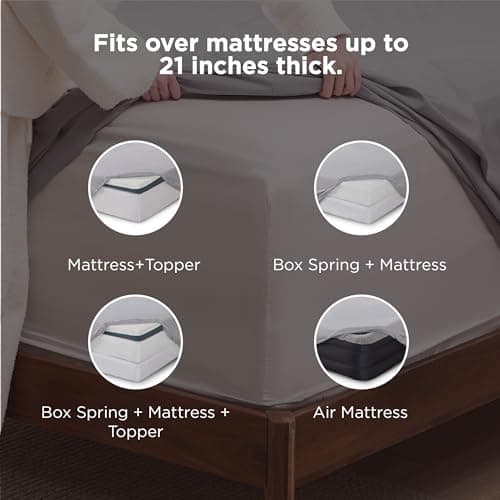 Bedsure Deep Pocket Queen Sheet Set thumbnail 2