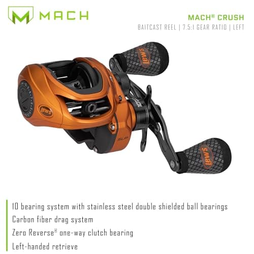 Lew's Mach Crush SLP Speed Spool Baitcaster thumbnail 2