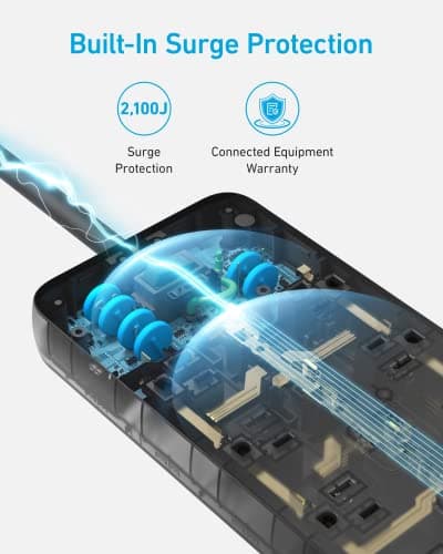 Anker Power Strip with 2100J Surge Protector thumbnail 4
