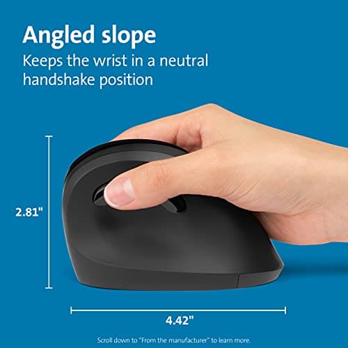 Kensington Pro Fit Ergo Vertical Wireless Mouse thumbnail 3