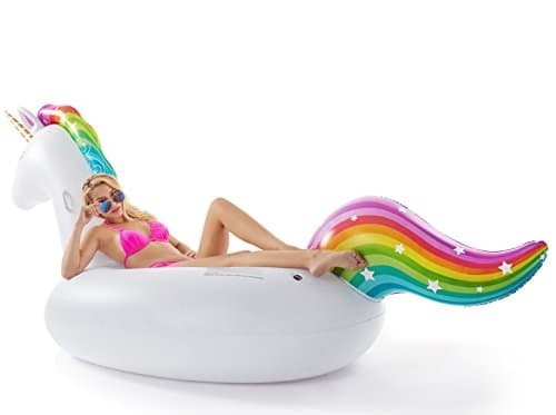 Jasonwell Giant Inflatable Unicorn Pool Float thumbnail 4