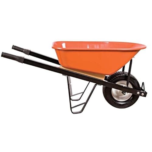 Truper TruTough 6 Cubic Foot Steel Wheelbarrow thumbnail 2