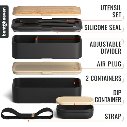 Bentoheaven Premium Bento Box Adult Lunch Box thumbnail 3