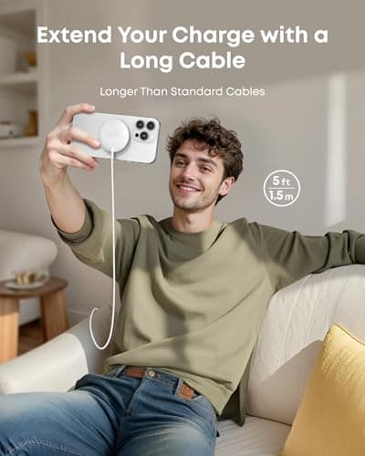 Anker MagGo Wireless Charger (Pad) Qi2 15W thumbnail 3