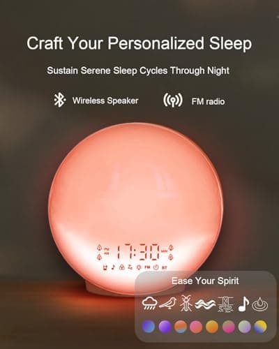 HeimVision A80S Smart Sunrise Alarm Clock thumbnail 5