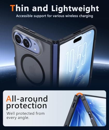 FNTCASE for iPhone Duo Case with Screen Protector, MagSafe thumbnail 2