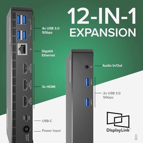 Plugable USB-C Triple Display Docking Station thumbnail 4