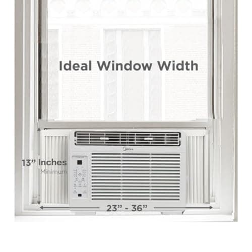 Midea 6,000 BTU U-Shaped Smart Inverter Window Air Conditioner (2026 Edition) thumbnail 4
