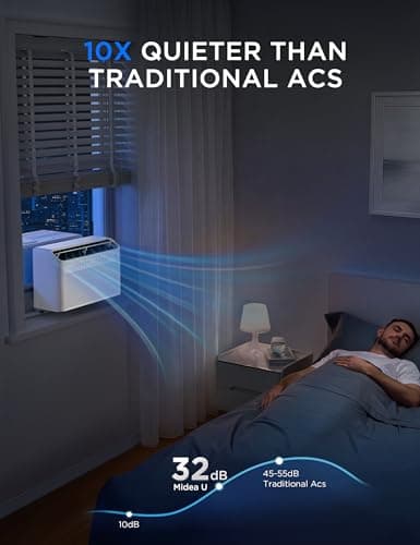 Midea 8,000 BTU U-Shaped Smart Inverter Window Air Conditioner thumbnail 3