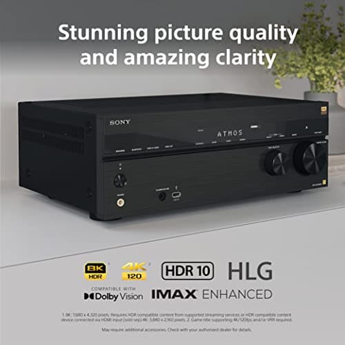 Sony STR-AN1000 7.2-Channel 8K AV Receiver thumbnail 3
