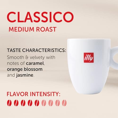 illy Classico Whole Bean Coffee Medium Roast, 8.8 oz thumbnail 2