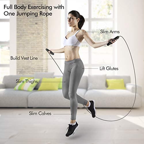 Tone Fitness Adjustable Weighted Jump Rope thumbnail 5