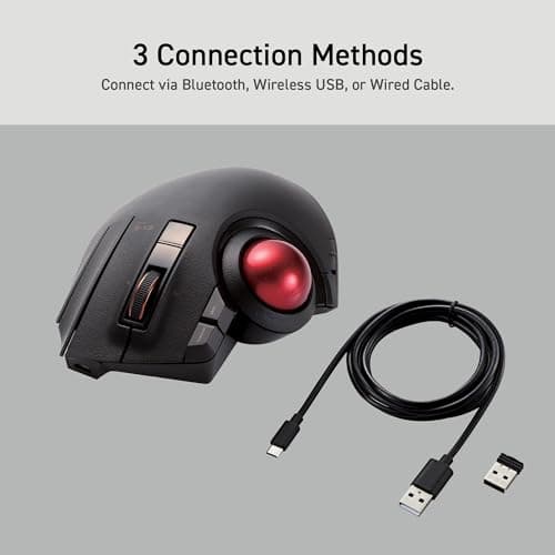 ELECOM EX-G PRO Wireless Trackball Mouse thumbnail 3