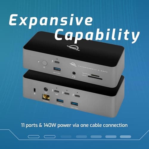 OWC Thunderbolt 5 Dock 11-Port Connectivity Solution thumbnail 2