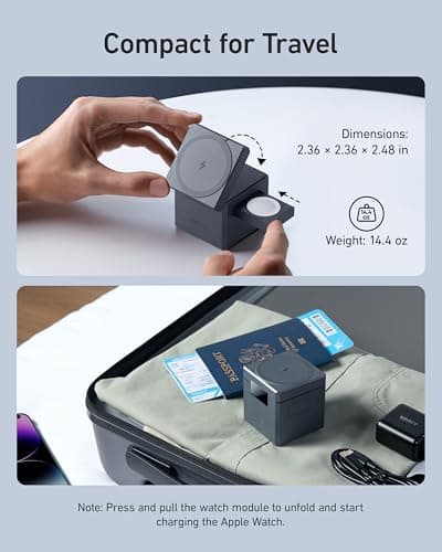 Anker MagGo 3-in-1 Cube with Apple Watch Fast Charger thumbnail 4