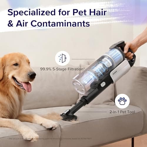 Levoit VortexIQ 40 Cordless Stick Vacuum thumbnail 5