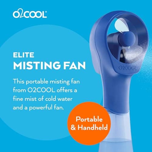 O2COOL Elite Battery Operated Misting Fan thumbnail 2