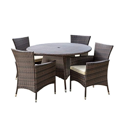 Christopher Knight Home Doris Outdoor Wicker Dining Set, 7-Piece - image 1