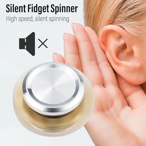 FREELOVE Gear Metal Fidget Spinner - Brass EDC thumbnail 4