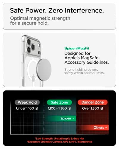 Spigen Ultra Hybrid MagFit for iPhone 17 Pro Max (18 Pro Max fit) Case, Clear White thumbnail 4