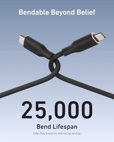 Anker 643 USB-C to USB-C Cable (Bio-Braided, 6 ft) thumbnail 5