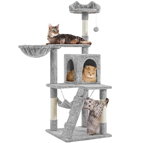 Yaheetech 54-Inch Cat Tree Tower with Hammock - image 1
