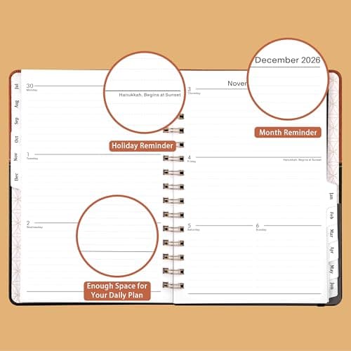 Planner 2026-2027 - Weekly Monthly Planner 2026-2027, 6.1'' x 8.3'' thumbnail 5